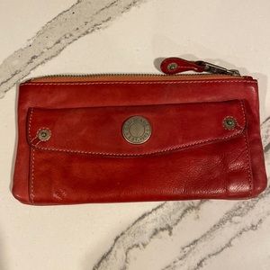 Vintage GAP red wallet with front pocket